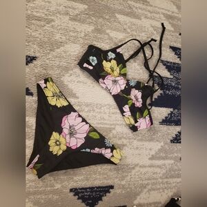 PINK Floral Bikini Set Size Small